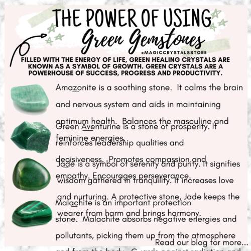 The Power Of Using Green Gemstones – Magic Crystals