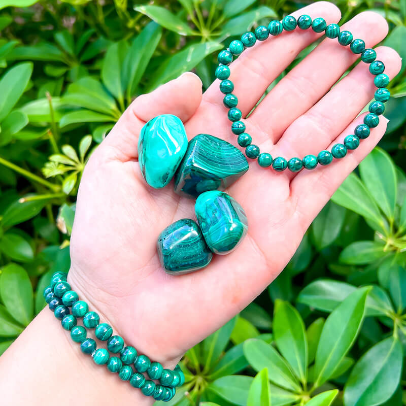 Malachite 6mm bracelet cheapest