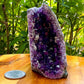 Amethyst Polished Geode - Small Cathedral Amethyst - Magic Crystals. Shop at Magic Crystals for Small Amethyst Polished Geode - Cathedral Amethyst. VERY High Quality. World’s Highest Quality Amethyst Geode, Crystals and Stones, Healing stones. Top Rated Mineral Dealer. Authenticity Certificates. Deep & Rich Hues. Amethyst from Brazil and Uruguay available. Amethyst Cut Base Small Geode - Grade A