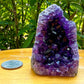 Amethyst Polished Geode - Small Cathedral Amethyst - Magic Crystals. Shop at Magic Crystals for Small Amethyst Polished Geode - Cathedral Amethyst. VERY High Quality. World’s Highest Quality Amethyst Geode, Crystals and Stones, Healing stones. Top Rated Mineral Dealer. Authenticity Certificates. Deep & Rich Hues. Amethyst from Brazil and Uruguay available. Amethyst Cut Base Small Geode - Grade A