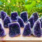 Amethyst Polished Geode - Small Cathedral Amethyst - Magic Crystals. Shop at Magic Crystals for Small Amethyst Polished Geode - Cathedral Amethyst. VERY High Quality. World’s Highest Quality Amethyst Geode, Crystals and Stones, Healing stones. Top Rated Mineral Dealer. Authenticity Certificates. Deep & Rich Hues. Amethyst from Brazil and Uruguay available. Amethyst Cut Base Small Geode - Grade A