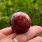 Looking for genuine and stunning Carnelian Crystal Sphere? Shop at Magic Crystals for polished cut base carnelian. We only carry 'AAA' Quality Carnelian from India and Madagascar. Red Agate Crystal Tower for reiki Healing. Free Standing Crystal, Beautiful Display Crystal with FREE SHIPPING AVAILABLE.