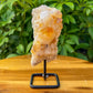 Druzy Citrine On a Stand