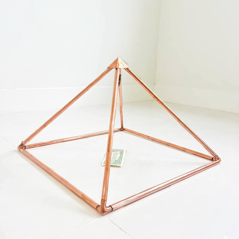 Charging Copper Pyramid - Giza Measurements for Conducting Energy Flow