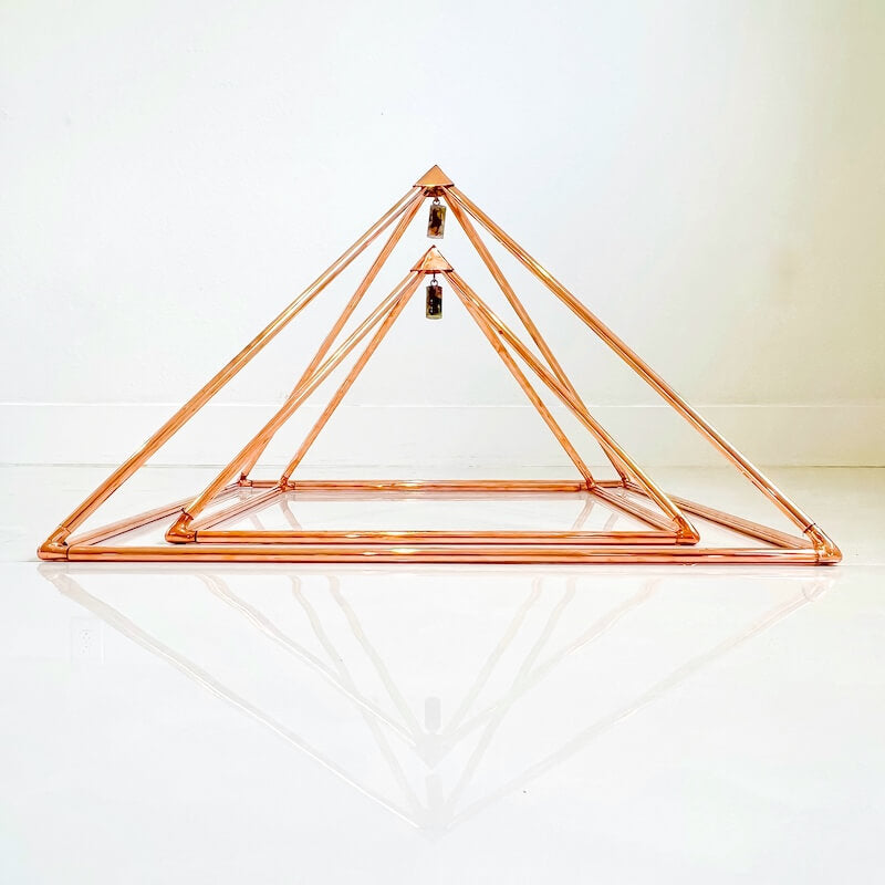 Charging Copper Pyramid - Giza Measurements for Conducting Energy Flow