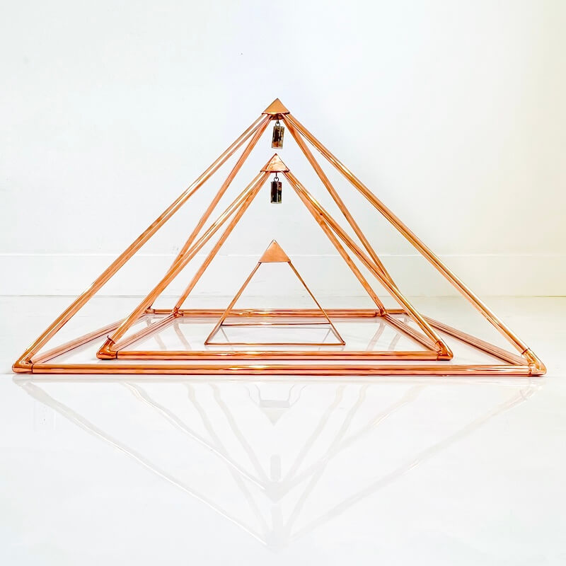 Charging Copper Pyramid - Giza Measurements for Conducting Energy Flow