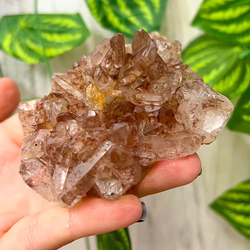 Lithium shops Phantom Quartz Gemstone Cluster - Medium - Unique!