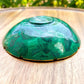 Buy Malachite Home decor? Shop at Magic Crystals for Genuine Malachite Round Bowl - Malachite from Congo, Circular Malachite Bowl with Gold Rim Great for Crystal Grids. malachite aesthetic, malachite jewelry, malachite stone, malachite crystal meaning. Malachite is known as a protection stone.