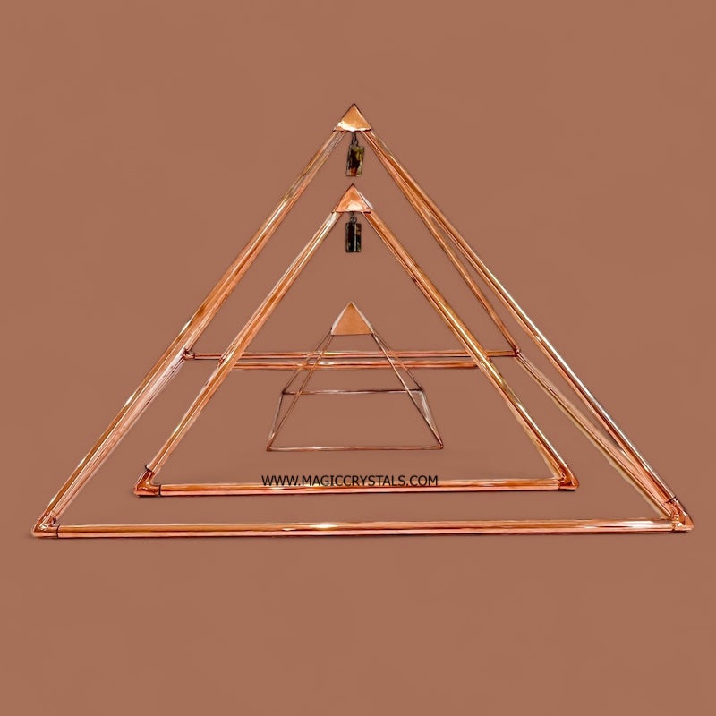 Charging Copper Pyramid - Giza Measurements for Conducting Energy Flow