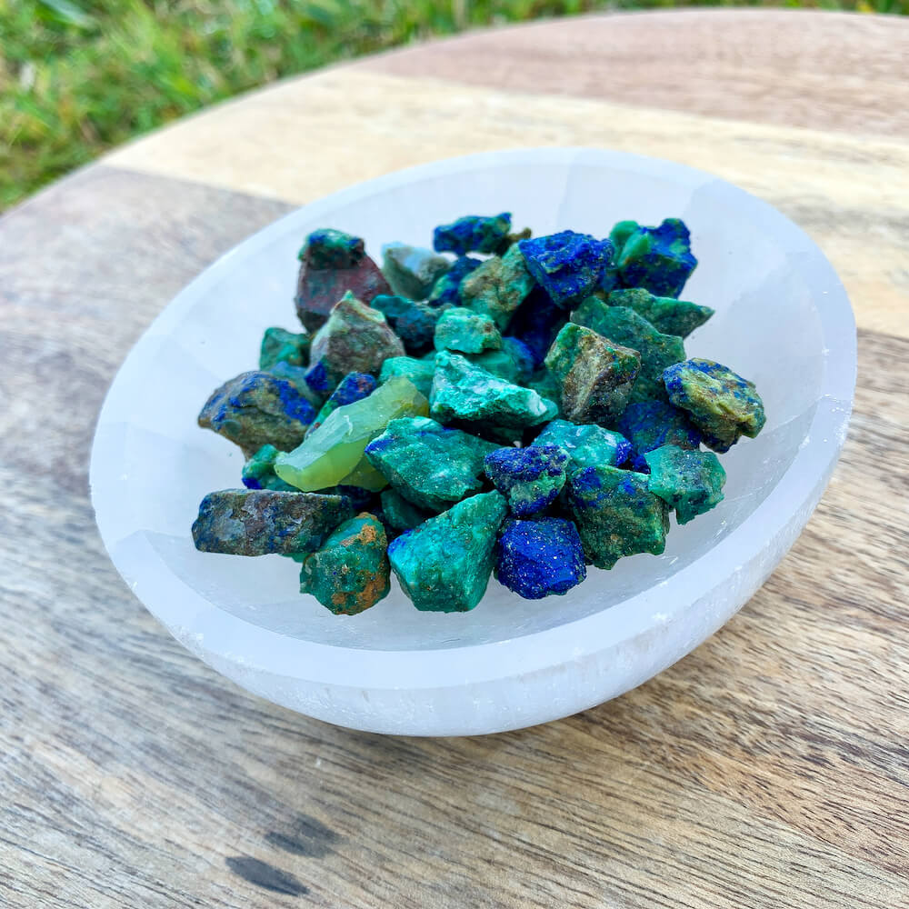 Raw Azurite With Malachite Specimen newest | Azurite Stone, Healing Stone, Chakra, Azurite Crystal, Azurite Cluster