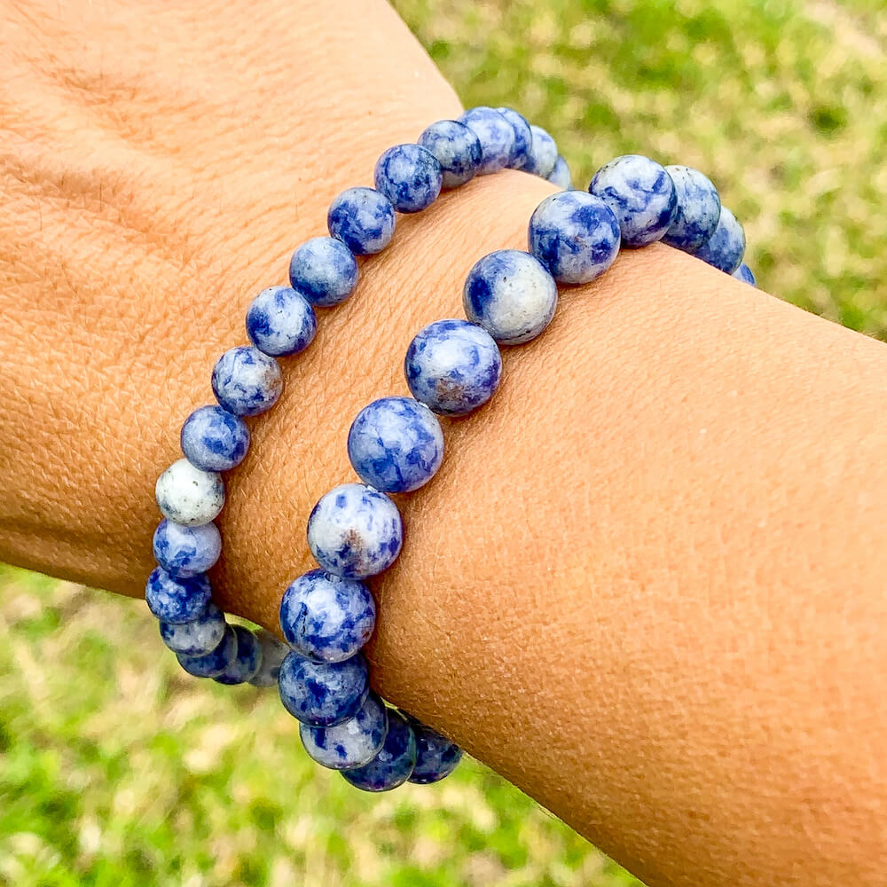 Blue shop jasper bracelet