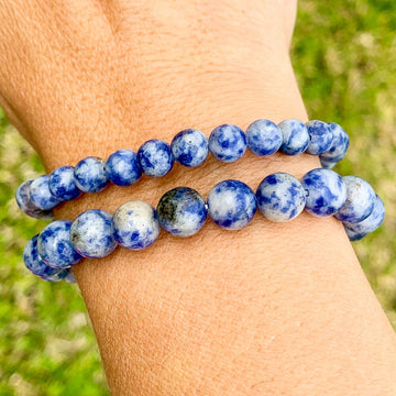 Elastic Bracelet of Faceted Shiny Natural Gemstones peridot, Topaz, Lapis  Lazuli, Moonstone and More 
