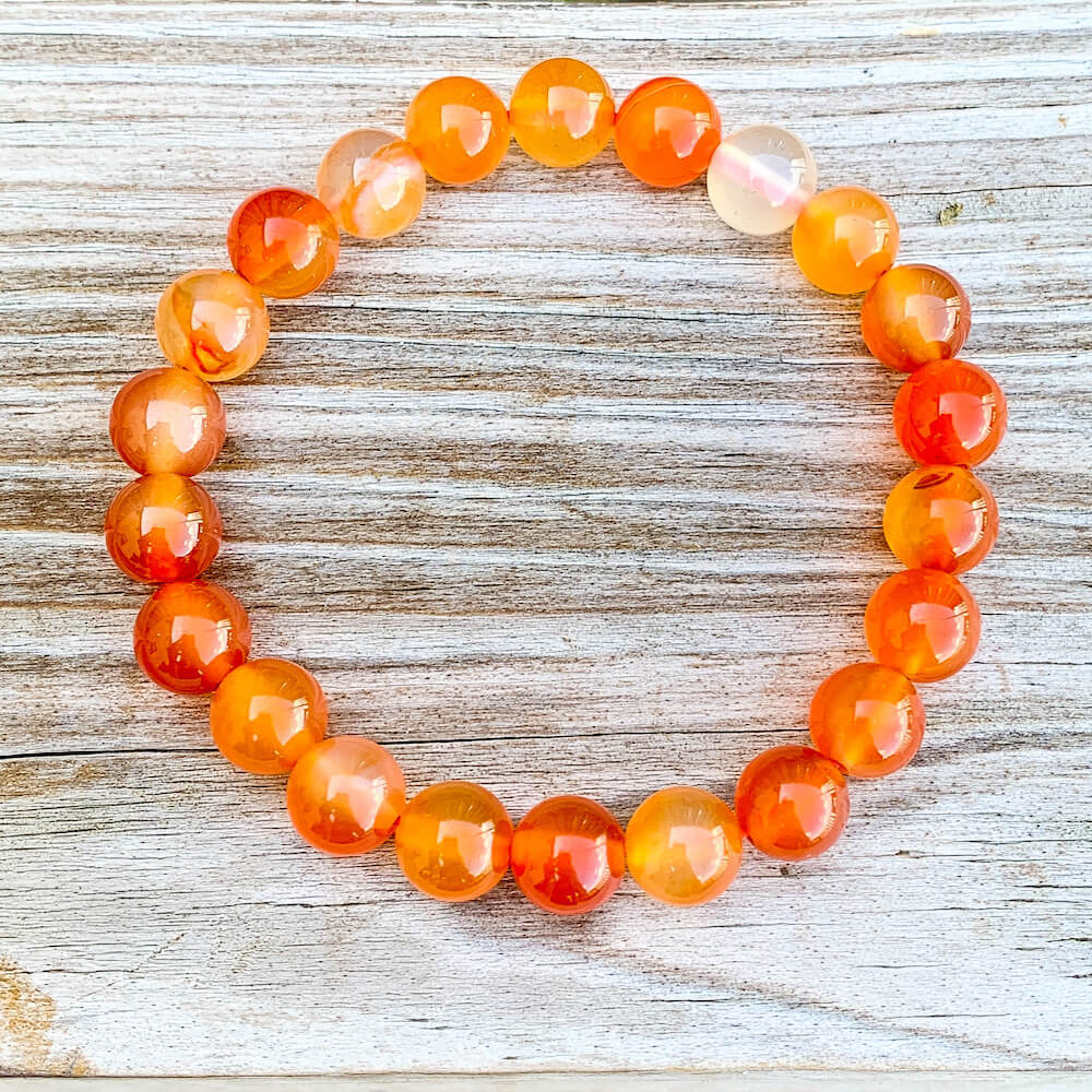 Buy REBUY Red Carnelian stone bracelet for Men and Women Bead size - 8 mm,  Color Red at Amazon.in