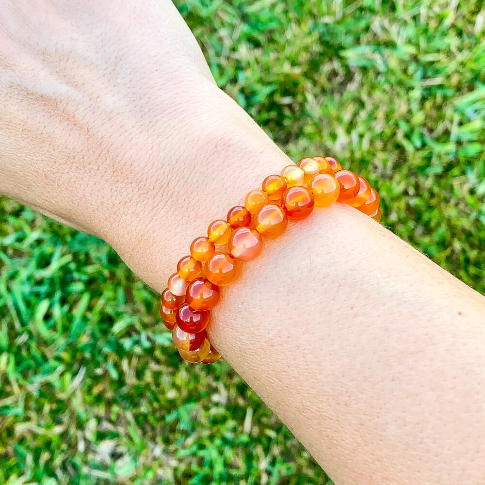 Carnelian Bracelet//Bracelets for Women //Gemstone Jewelry//Semi Precious Beads//Beaded deals Mantra Bracelet//Gift Ideas//Healing Crystals