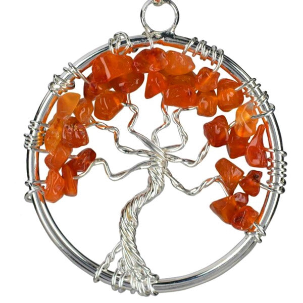 Achieving the goals - Orgonite pendant with selling Carnelian, various symbols