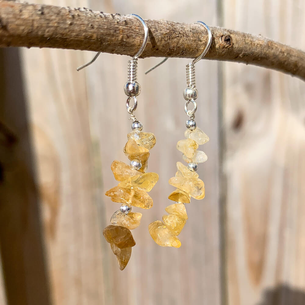 Multi-gemstone Dangle Earrings - Citrine, Topaz, Garnet Dangling Earri –  JewelryByTm