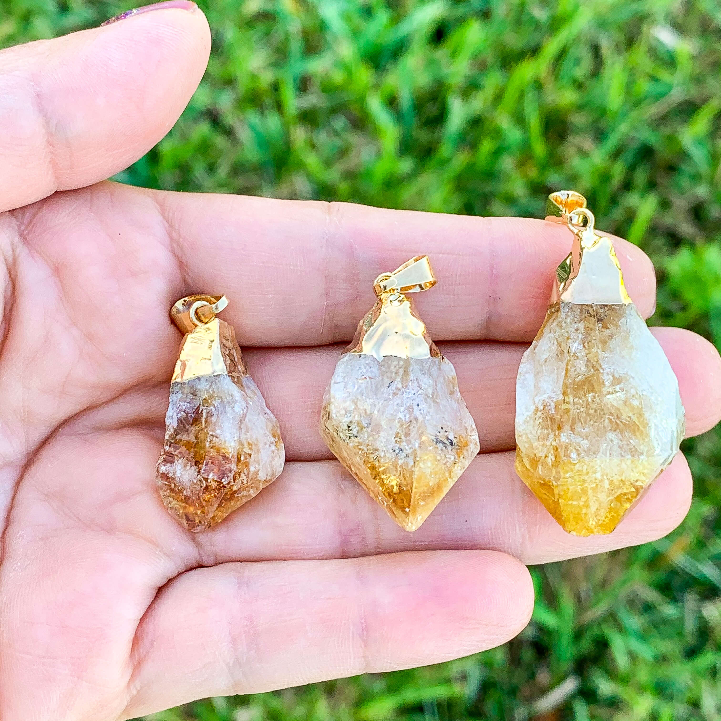 Petite Citrine Point Pendant For Men and Women Jewelry | Shubhanjali | Care  for Your Mind, Body & Soul!