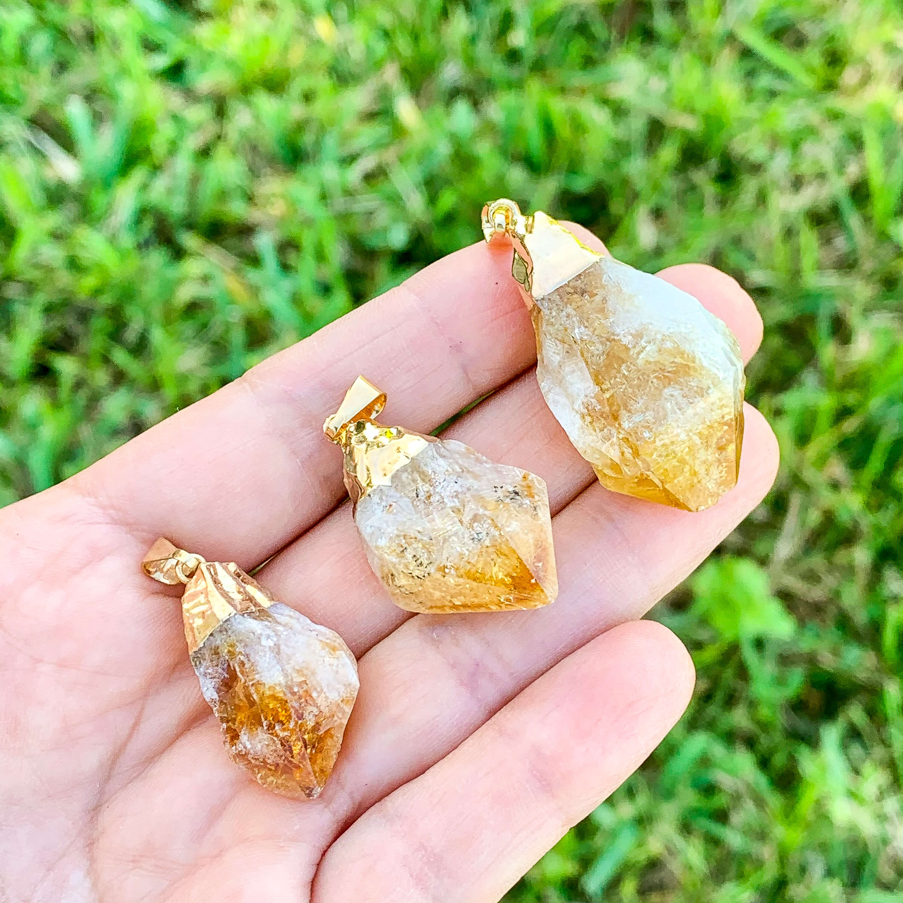 High Fortune Raw Citrine Crystal Pendant Necklace in 18k Gold Plating |  Bohemia Necklace raw crystal healing citrine - Shop Healing Spiritual  Crystals & Jewelry | Boho Beautiful Soul