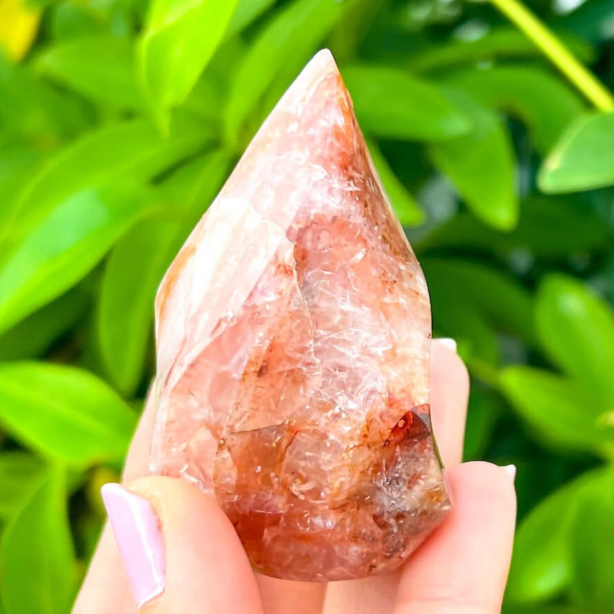 Gemy newest Rose Quartz Flame