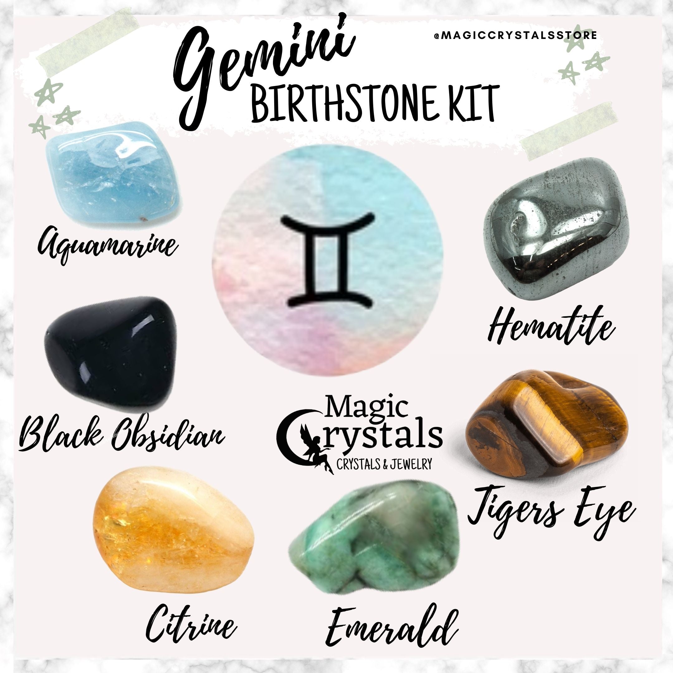 Gemini on sale astrology stone