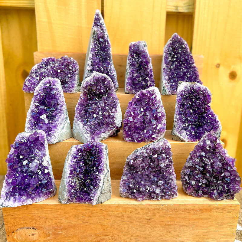 Amethyst selling Cut Geode Amethyst Cathedral Crystal Energy Specimen