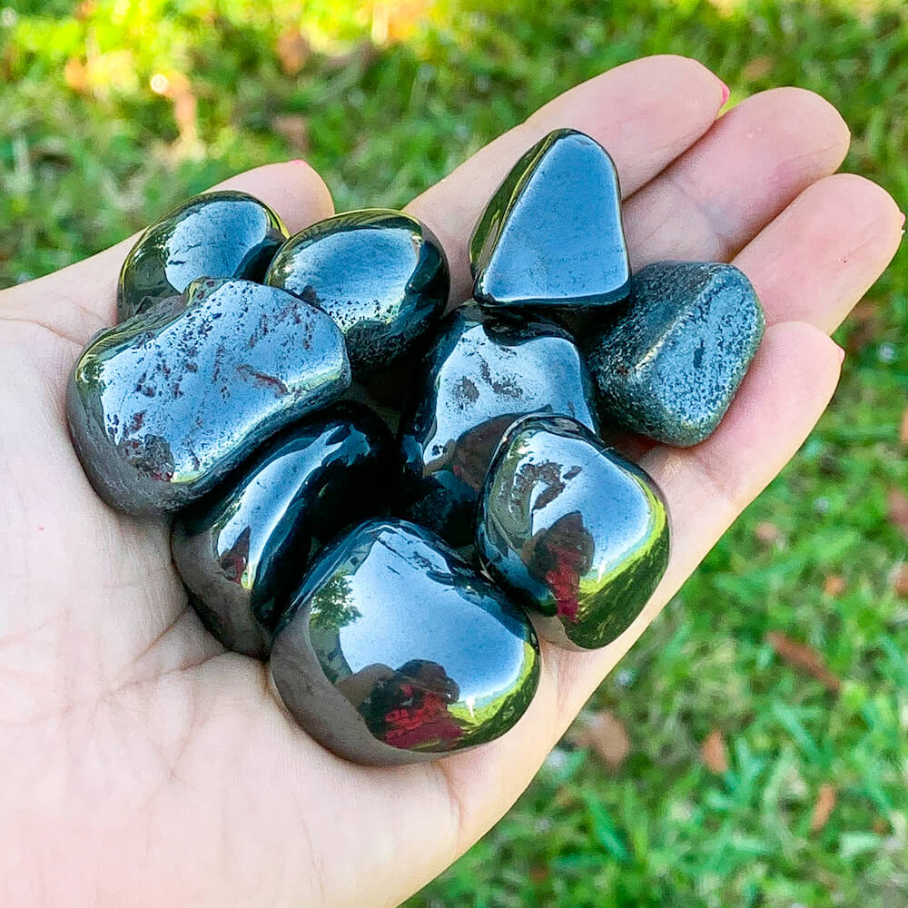Hematite Tumbled Stones – Crystal Earth Spirit