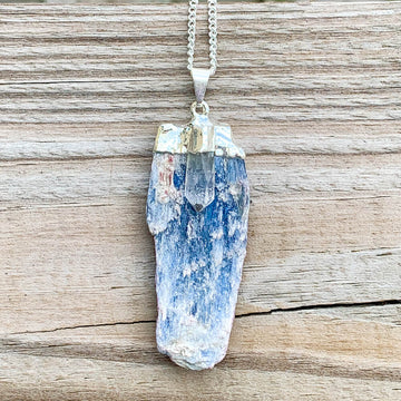 Raw Crystal Pendant Necklace, Natural Crystal Jewelry - MagicCrystals –  Magic Crystals