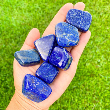 Tumbled Lapis Lazuli Stone - Polished Blue Stone - MAGIC CRYSTALS