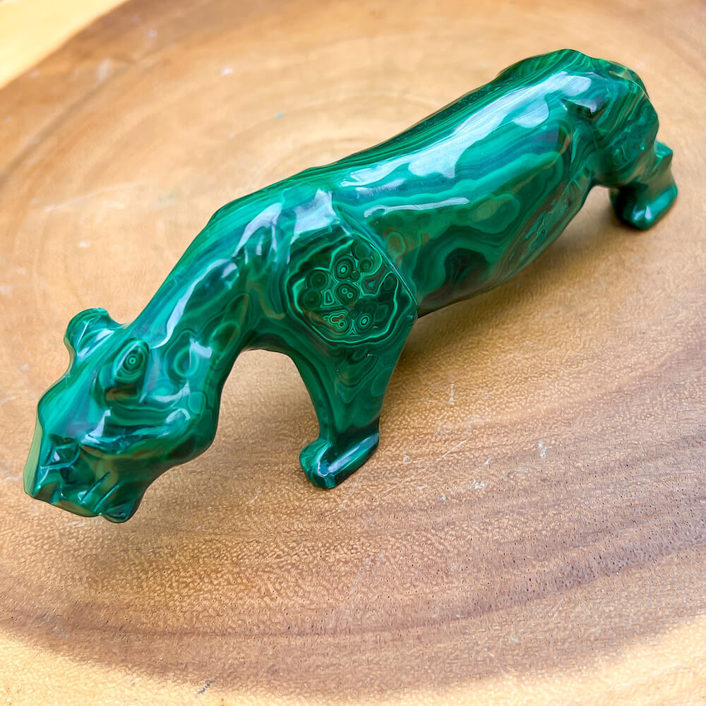 Genuine Malachite. Shop at Magic Crystals for Genuine Malachite Leopard Leopard  - Natural Malachite Leopard Carving from Congo. Malachite Animal, Gifts for Her, Gifts for Him, Crystal Gemstones, Home Decor. FREE SHIPPING AVAILABLE. Hand Carved Malachite Stone Cougar Leopard, Home Decor, Crystal Healing.