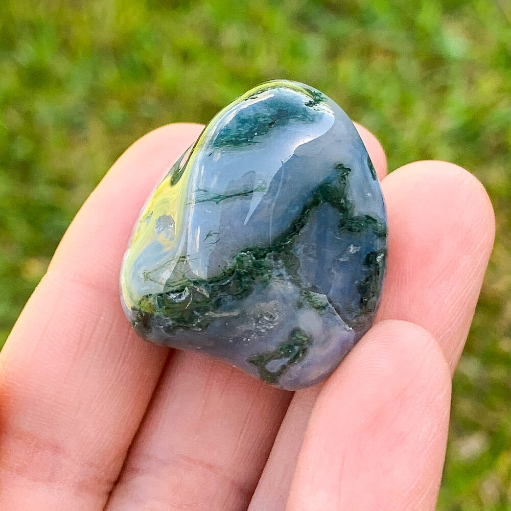 Rainbow store moss agate