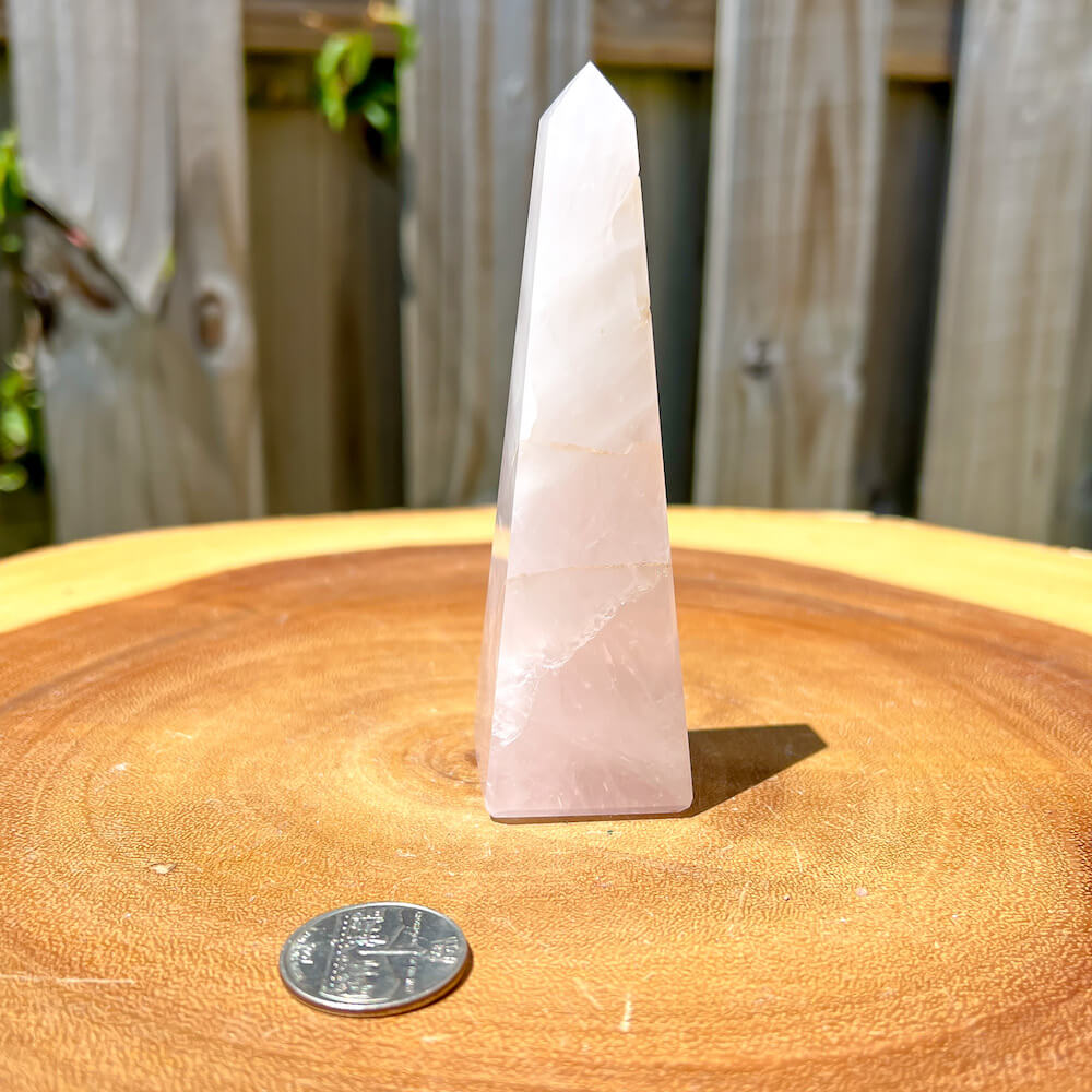 Rose Quartz Tower - Large offers Crystal Point - Statement Piece - Collectors Piece