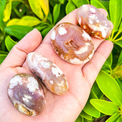 High Quality Cherry Blossom Palm Stone