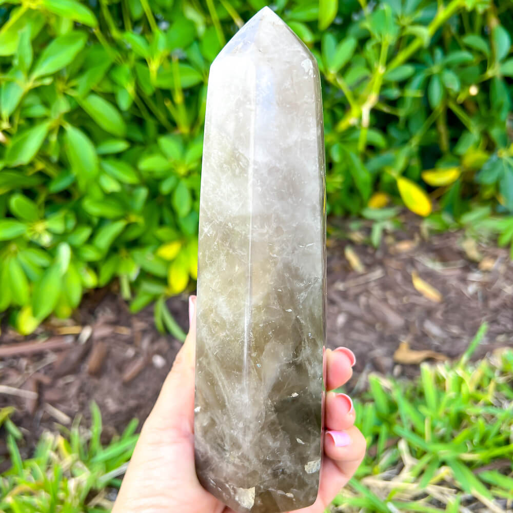 Smokey quartz Polished Obelisk - Smokey quartz Stone - Magic Crystals